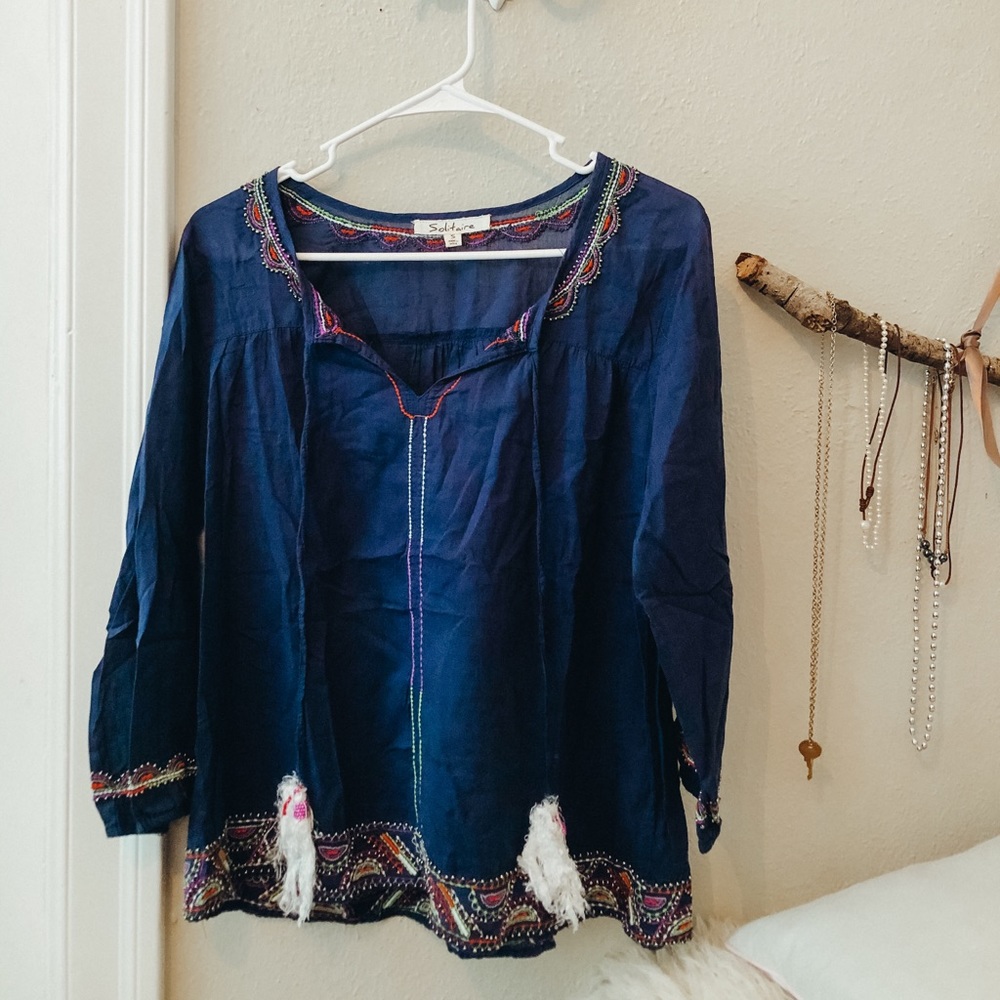 Embroidered Long Sleeve